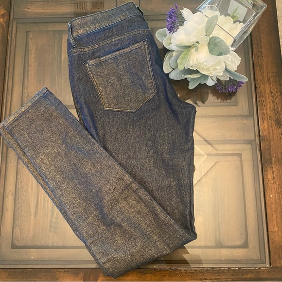 Forever 21 Denim - Forever21 Metallic Golden Denim jeans size 26
